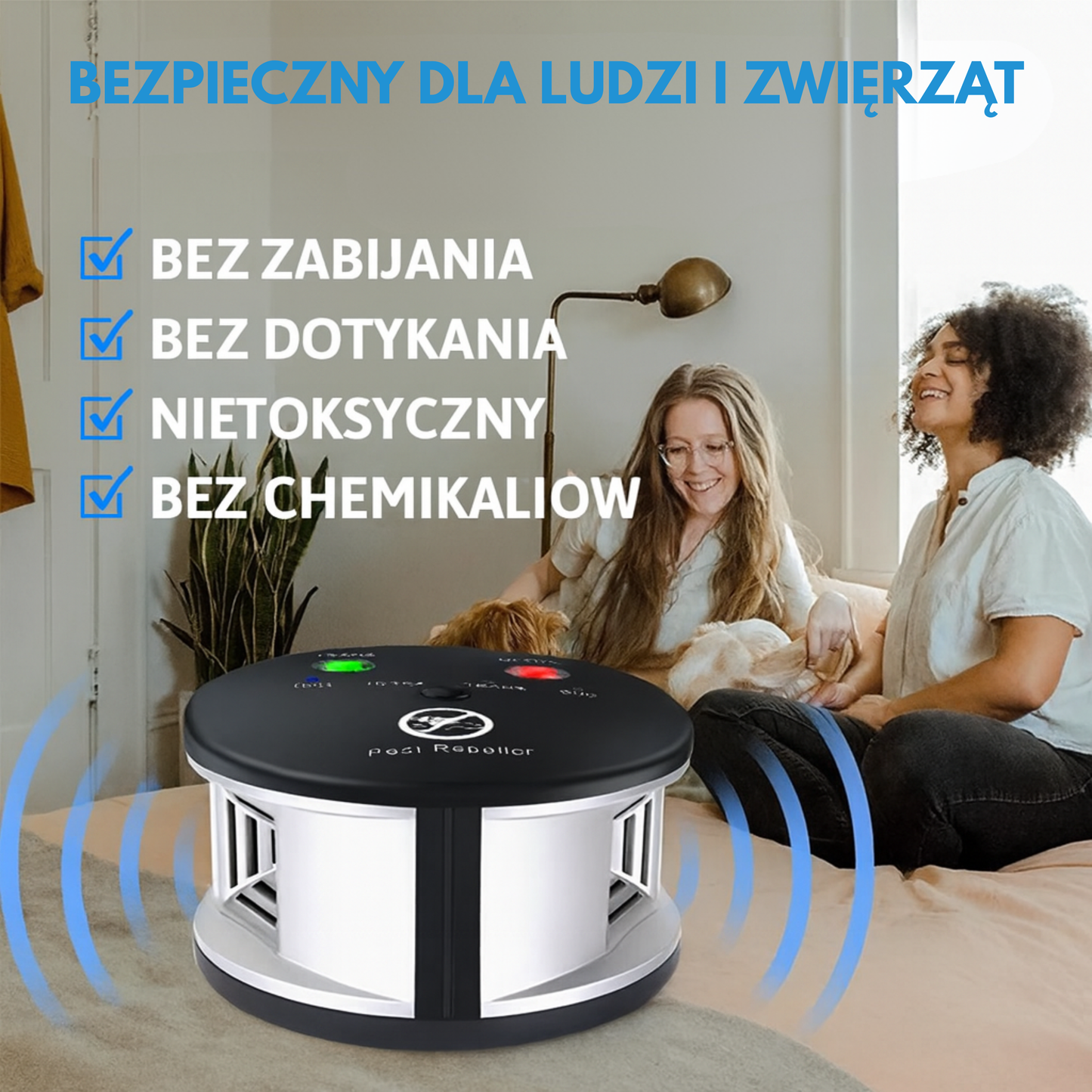 PestSonic Ultra™ – Ultradźwiękowy odstraszacz gryzoni do domu i garażu